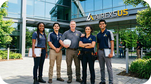 HVAC engineering team at Airexs US